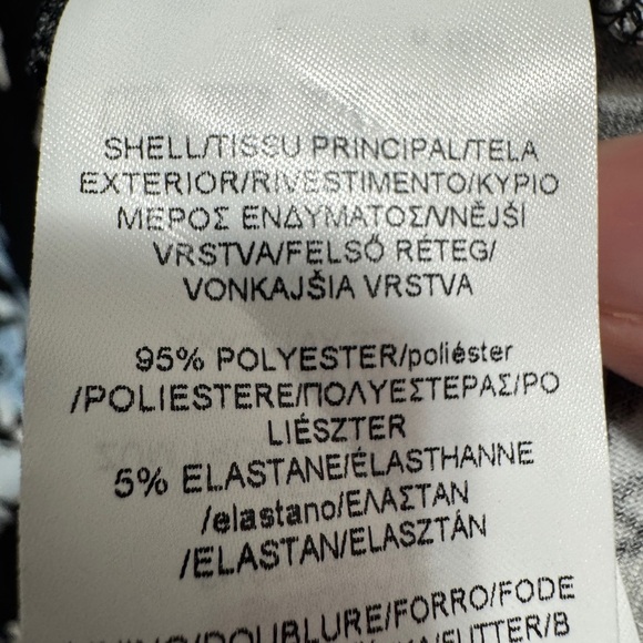 Chaps Floral Cap Sleeve Dress Black - Picture 7 of 10